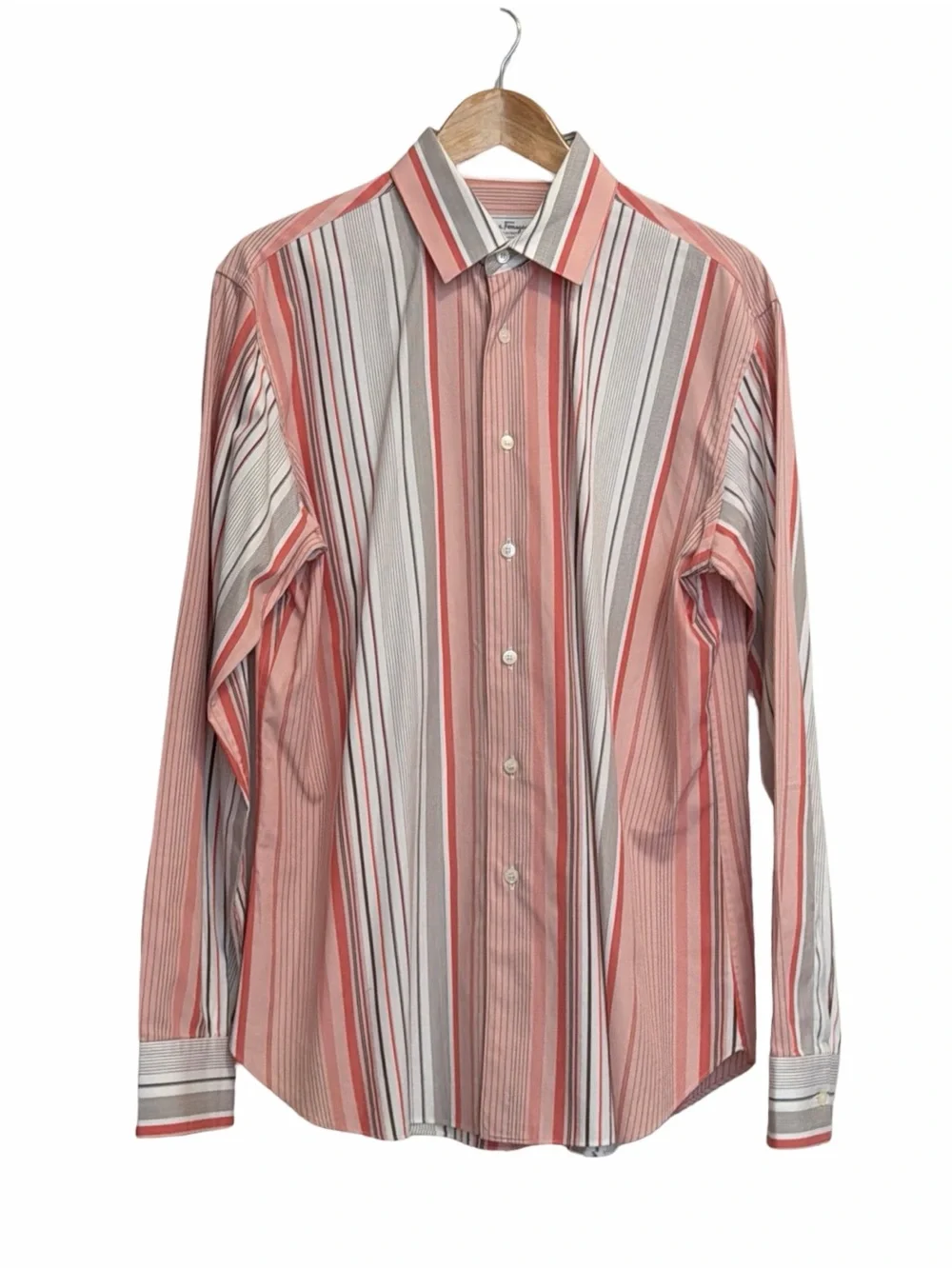 ferragamo dress shirts Ferragamo Men shirt With Monogram